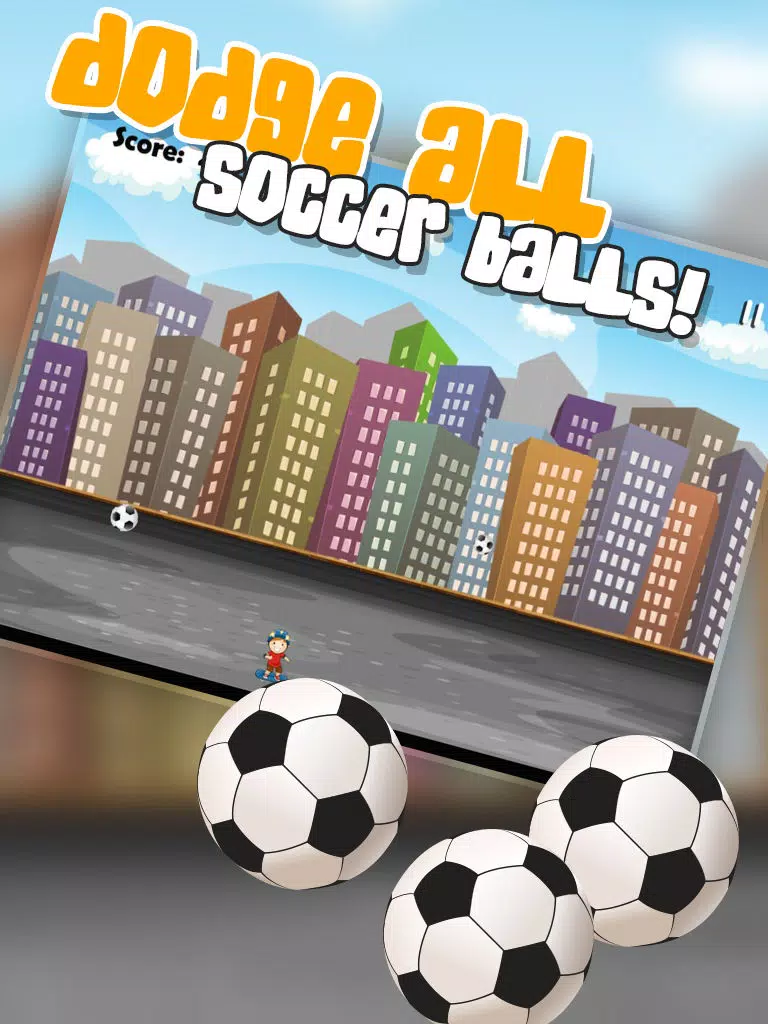 Halfpipe Skateboarder Rush: Don't Touch the Bouncy Balls iPad 应用截图