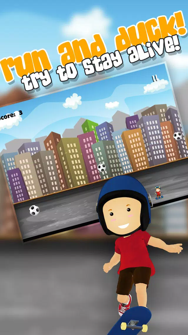 Halfpipe Skateboarder Rush: Don't Touch the Bouncy Balls应用截图