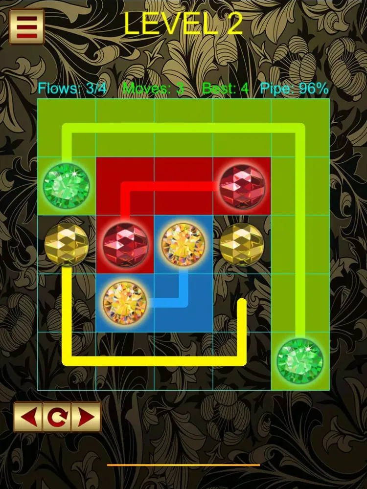 Tangkapan skrin Jewel Connect Lines iPad 