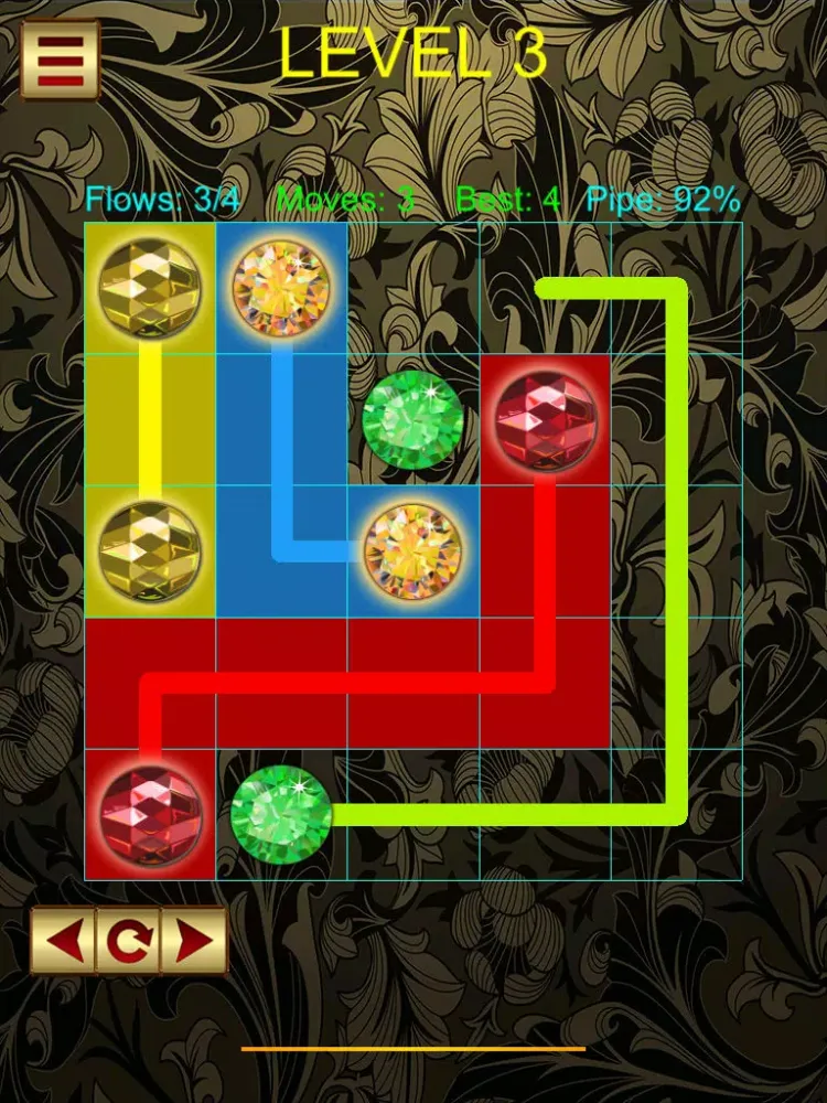 Tangkapan skrin Jewel Connect Lines iPad 