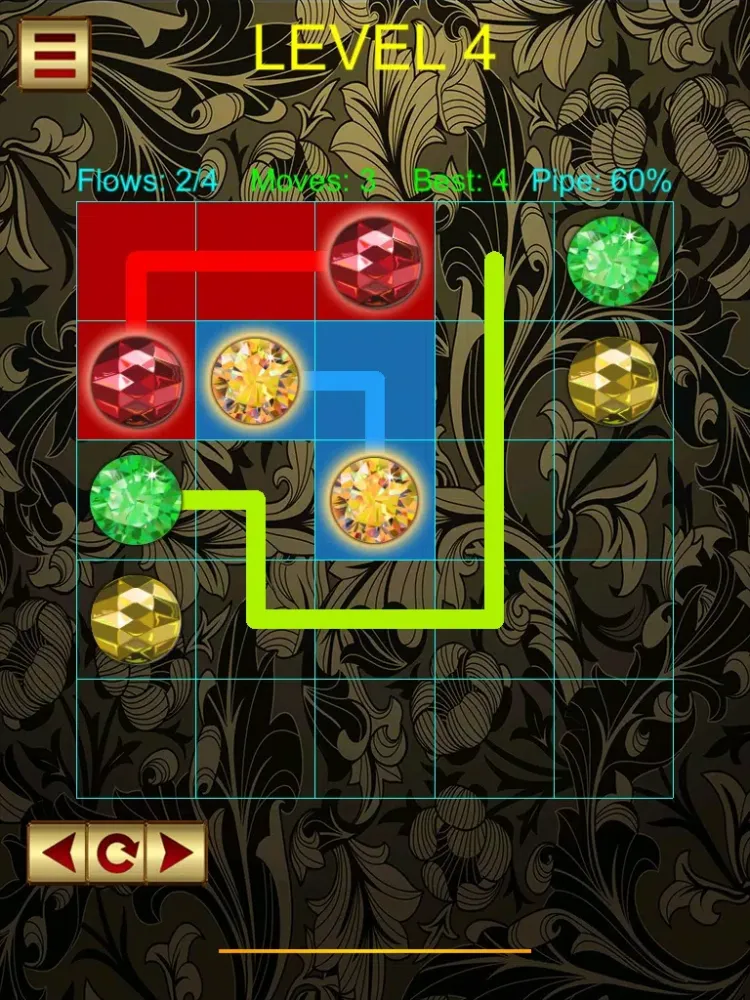 Tangkapan skrin Jewel Connect Lines iPad 