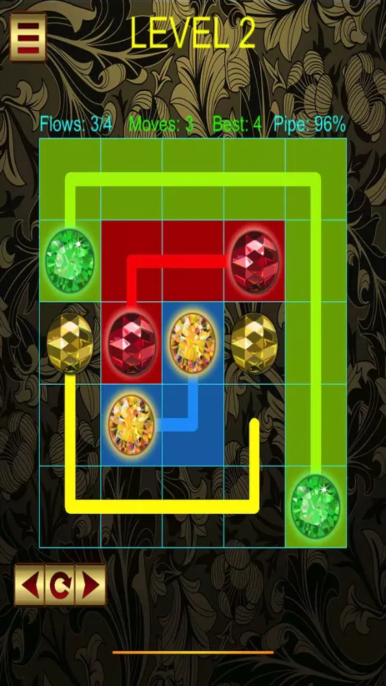 Tangkapan skrin Jewel Connect Lines