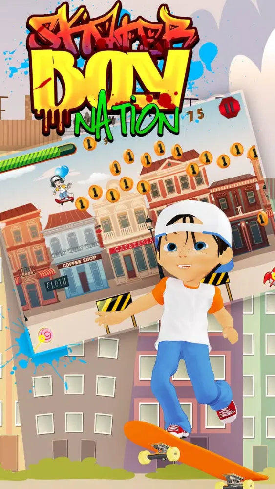Skater Boy Nation: Extreme Rider Hero スクリーンショット