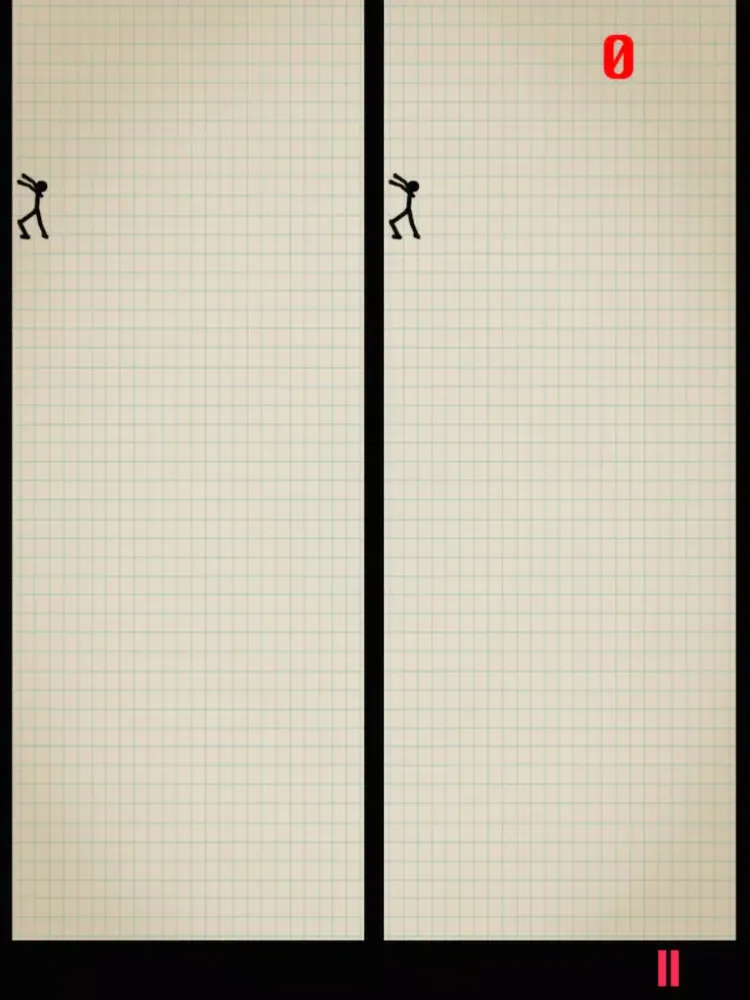 Ảnh chụp màn hình của Stickman Doodle Thief Fall: Amazing Jump Adventure iPad 