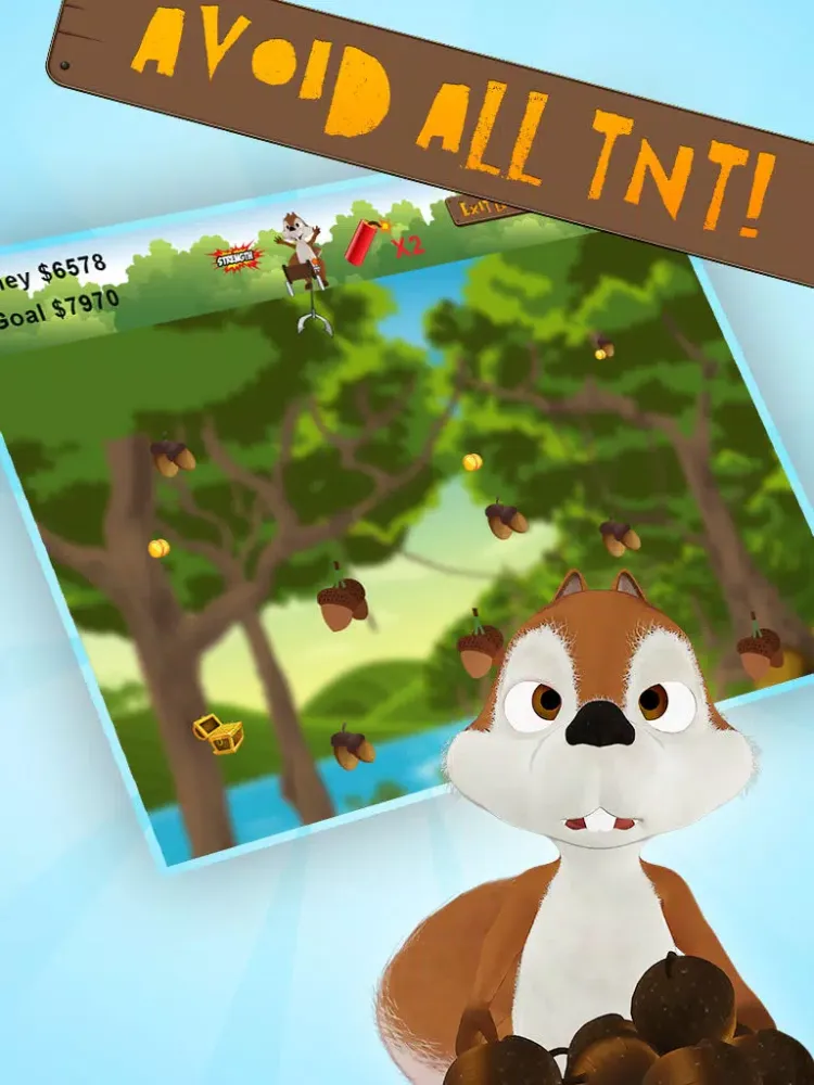 تصاویر Super Squirrel Nut Grabber iPad 
