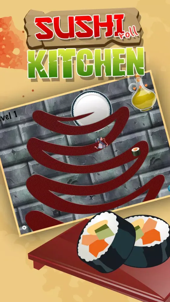 Скриншоты Sushi Roll Kitchen Challenge