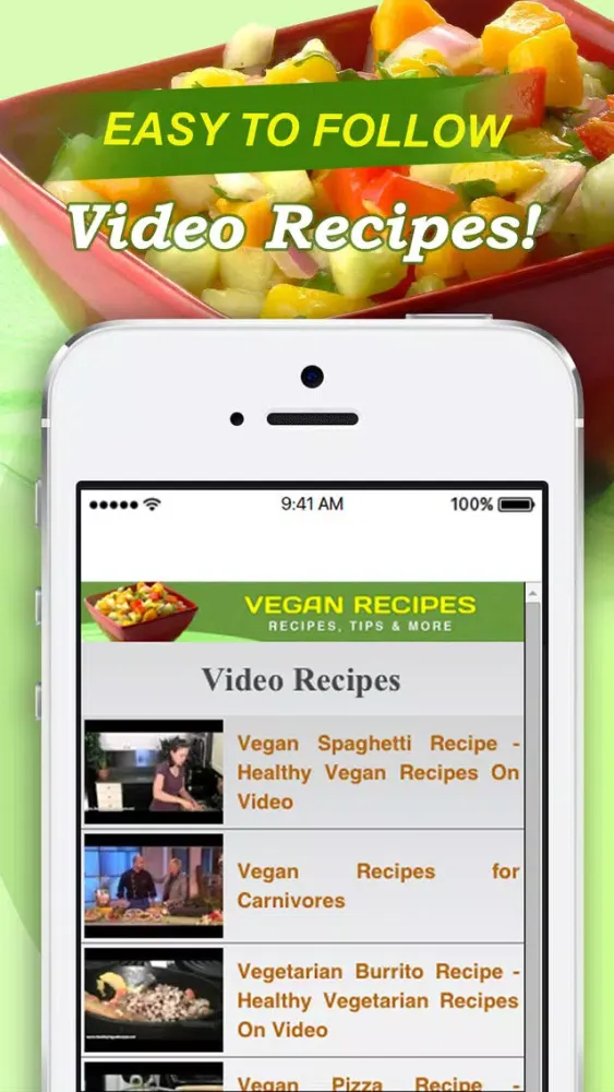 Vegan Recipes! Screenshots