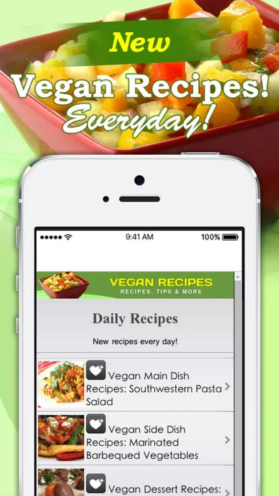 Vegan Recipes! Screenshots