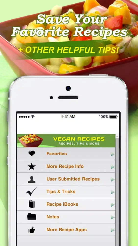 Vegan Recipes! Screenshots