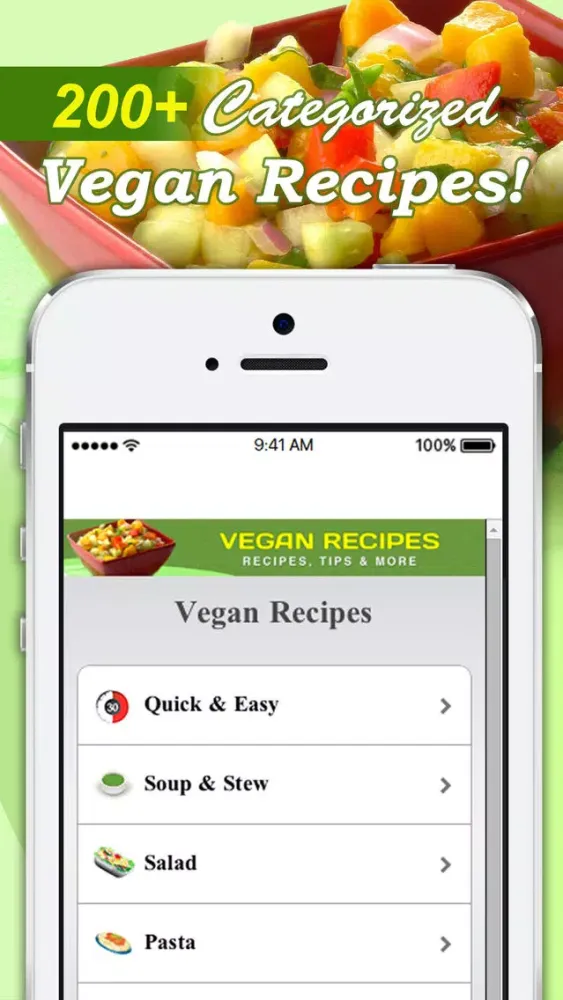 Vegan Recipes! Screenshots