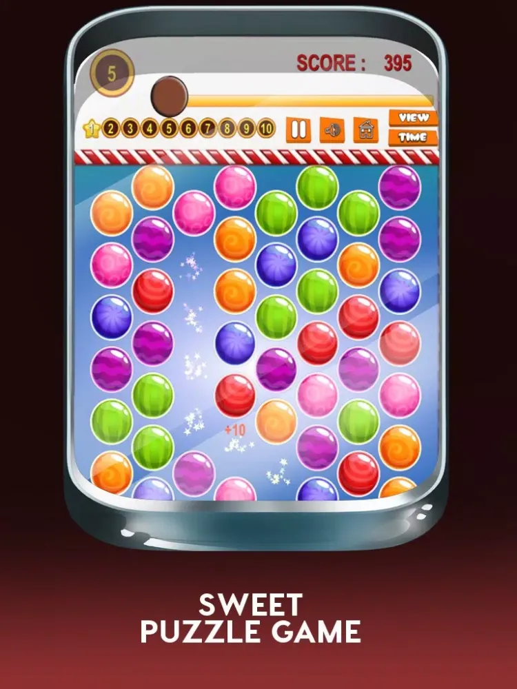 Captures d'écran de Yummy Juicy Candy Match: Sweet Factory Puzzle Game Pro iPad 