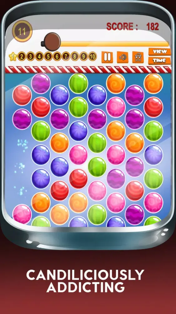 Captures d'écran de Yummy Juicy Candy Match: Sweet Factory Puzzle Game Pro