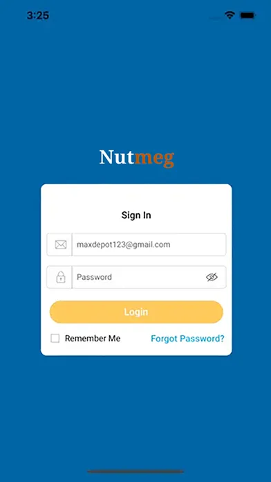 Capturas de tela do NutMeg Buyer