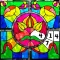 Stained Glass Color by Number