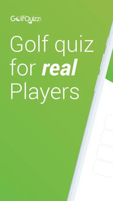 Capturas de tela do GolfQuizz: Quizzes for golfers