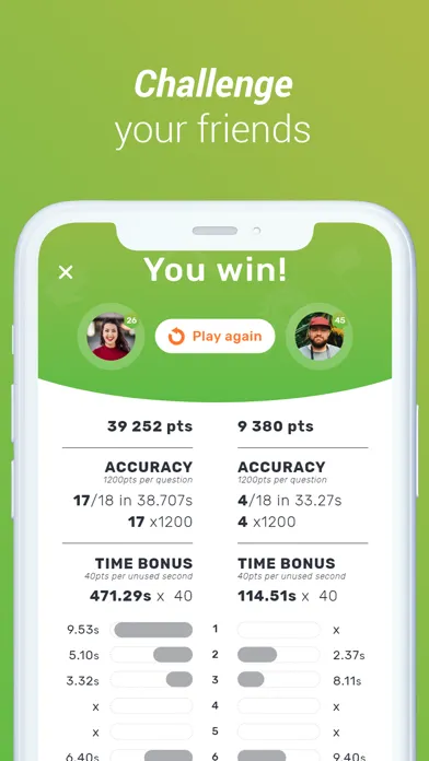 Capturas de tela do GolfQuizz: Quizzes for golfers