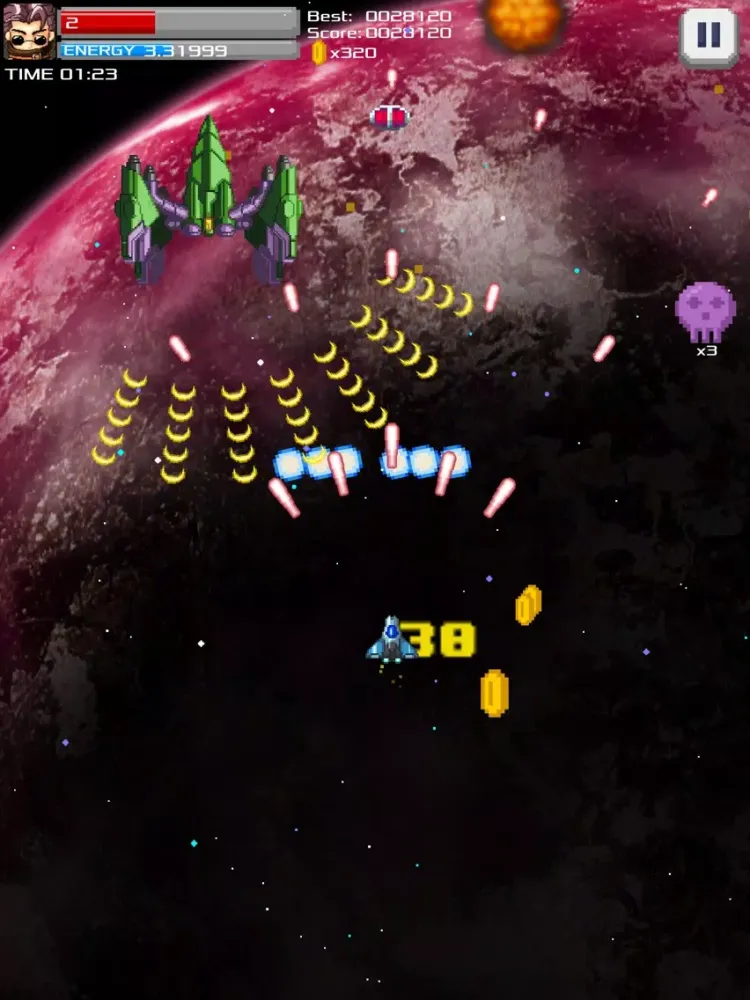 Immortal Dragon Retro - Space Killer iPad  Screenshots