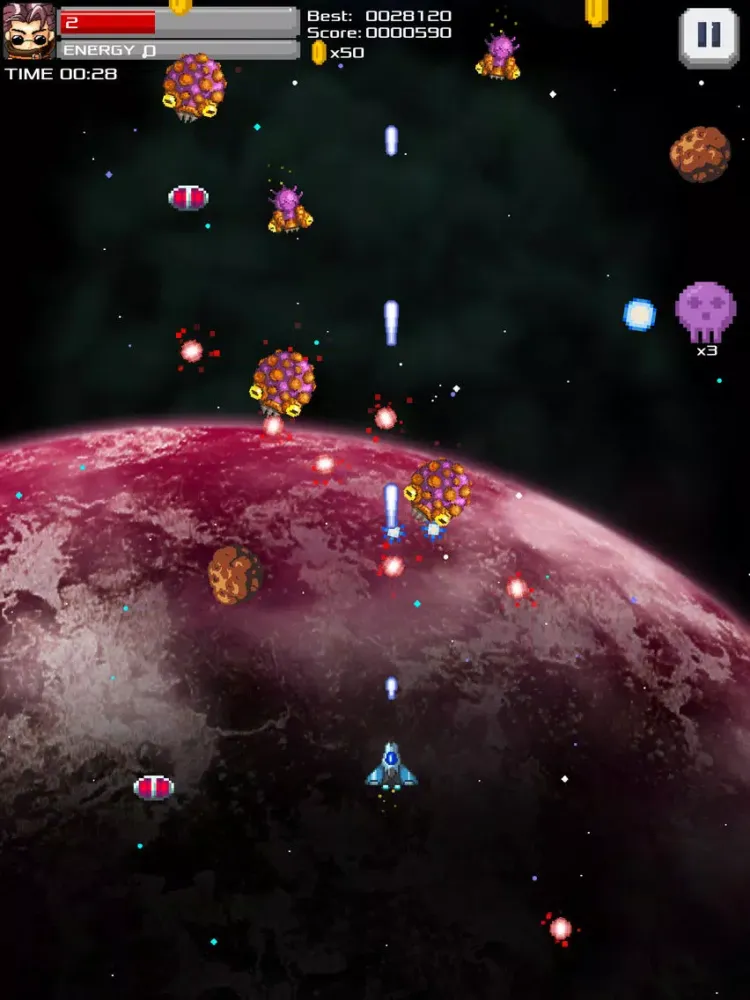 Immortal Dragon Retro - Space Killer iPad  Screenshots