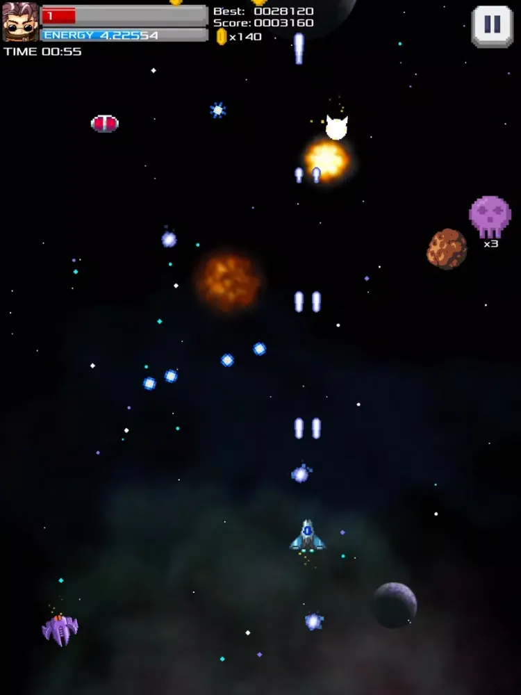 Immortal Dragon Retro - Space Killer iPad  Screenshots