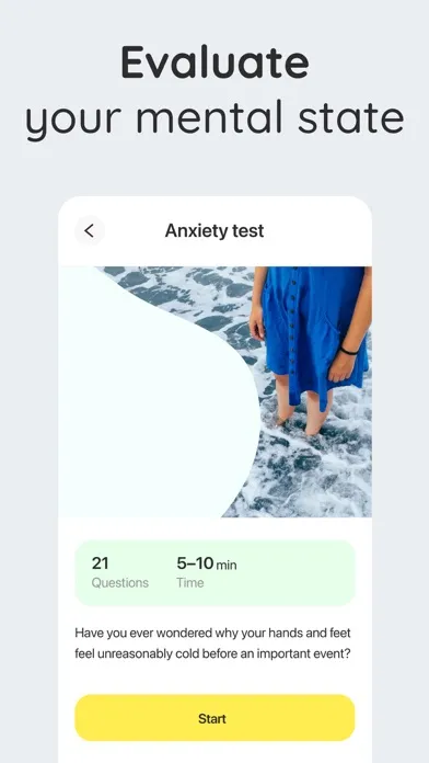 Tangkapan layar Mentalio - AI Mood Journal