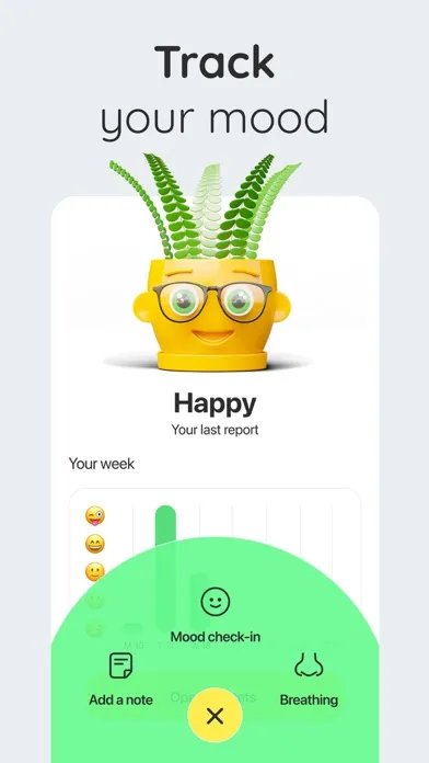 Tangkapan layar Mentalio - AI Mood Journal