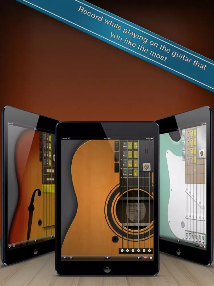 Virtual Guitar 3 iPad  Screenshots