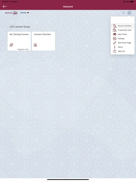 Screenshot di Mawared Qatar iPad 