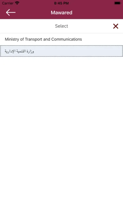 Screenshot di Mawared Qatar