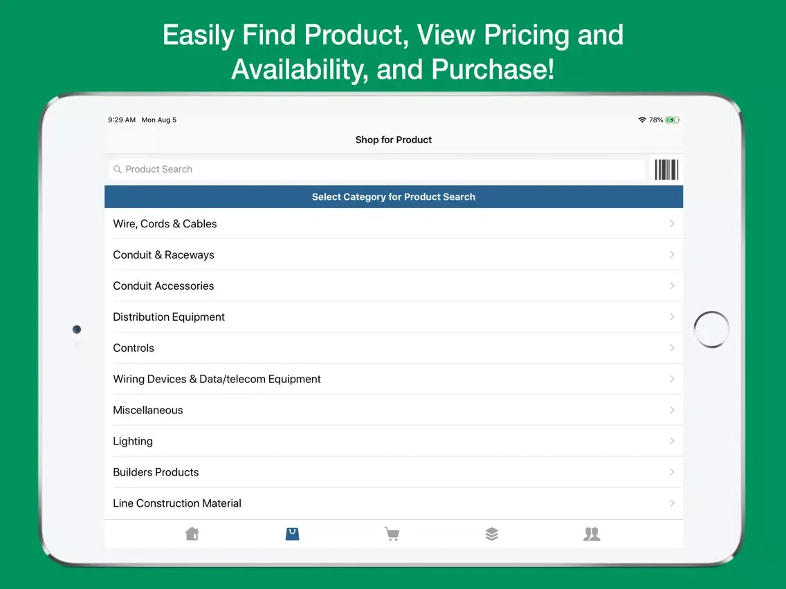 Скриншоты Wholesale Electric Supply iPad 