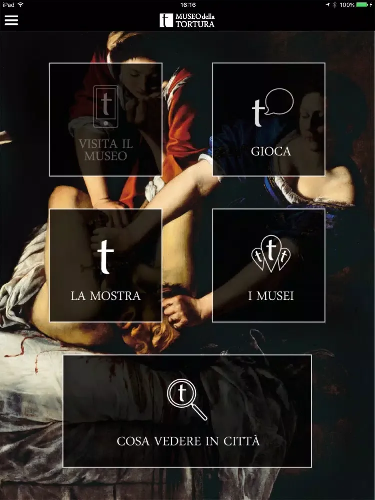Tangkapan layar Museo della Tortura iPad 
