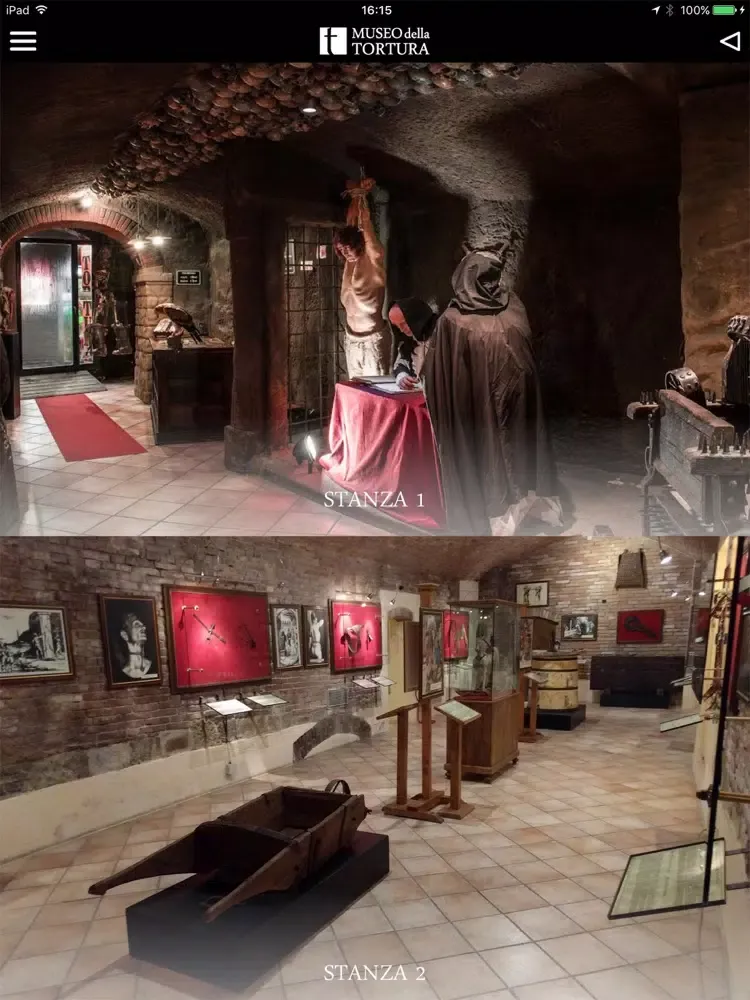 Tangkapan layar Museo della Tortura iPad 