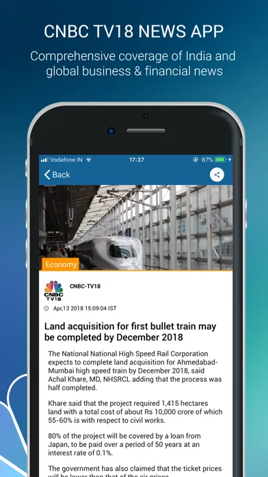 CNBC TV18 स्क्रीनशॉट