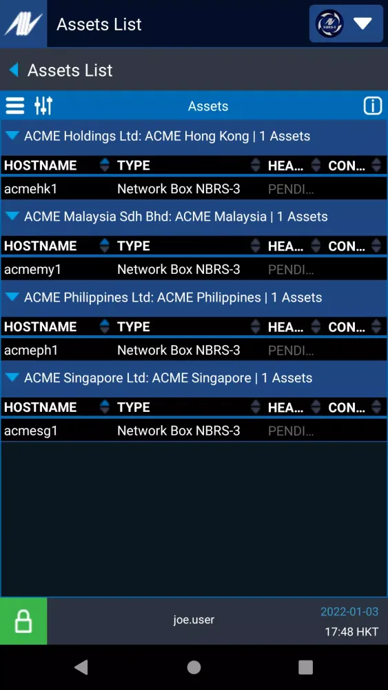 Network Box SIEM+ স্ক্রিনশট