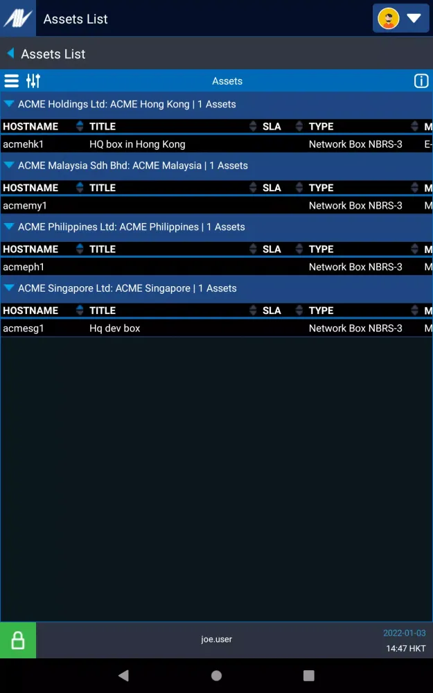 Network Box SIEM+ স্ক্রিনশট