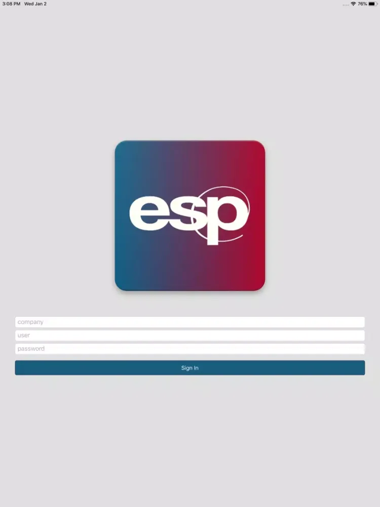 Zrzuty ekranu ESP-Mobile iPad 