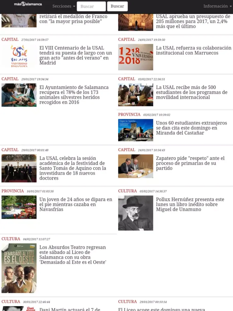 Más Salamanca iPad  سکرین شاٹس