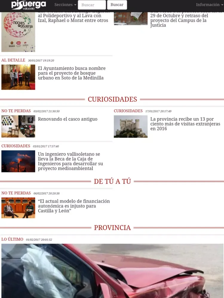 تصاویر Pisuerga Noticias iPad 