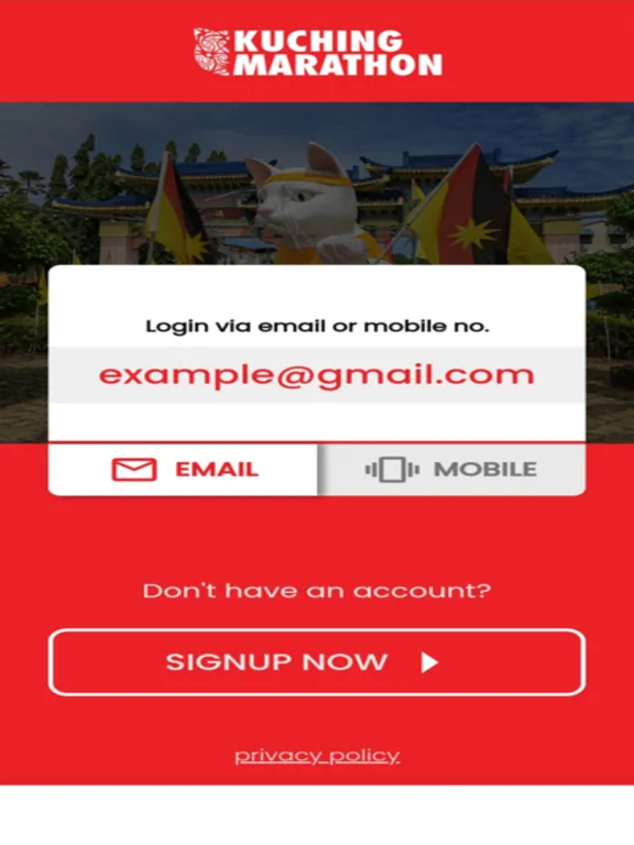 Kuching Marathon App iPad 应用截图