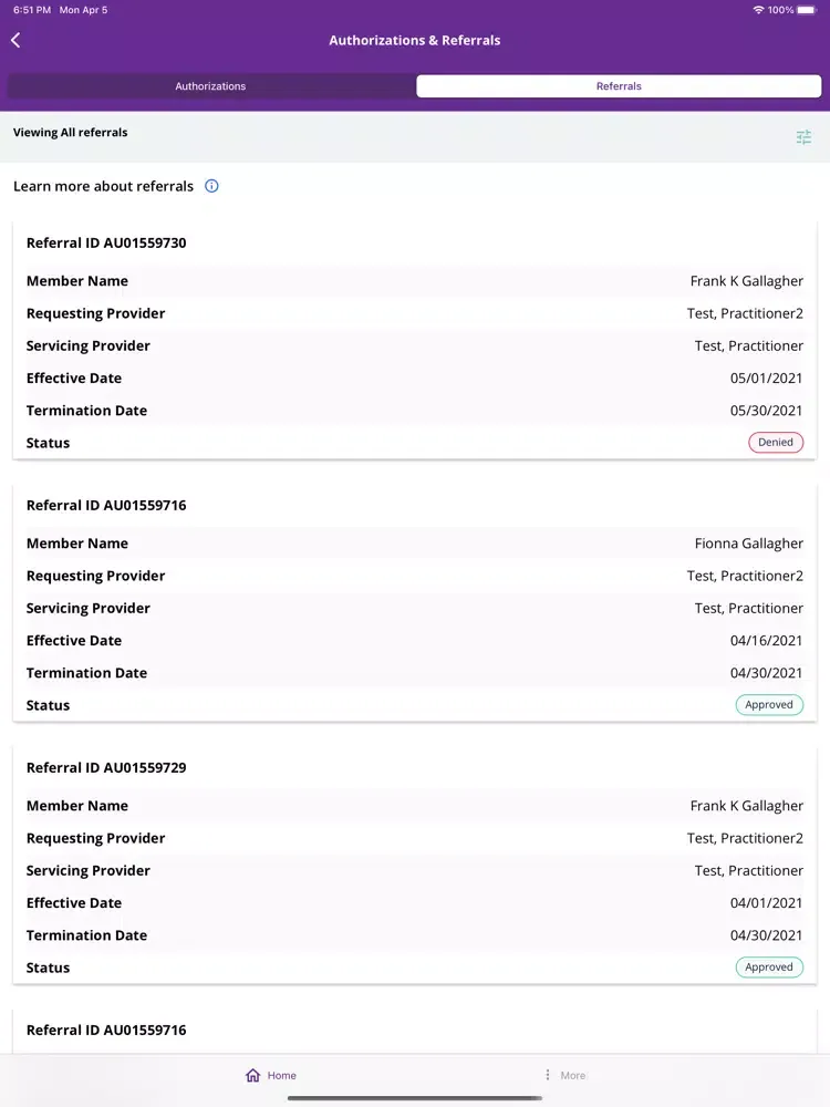 Tangkapan skrin Maddy Portal 2.0 iPad 