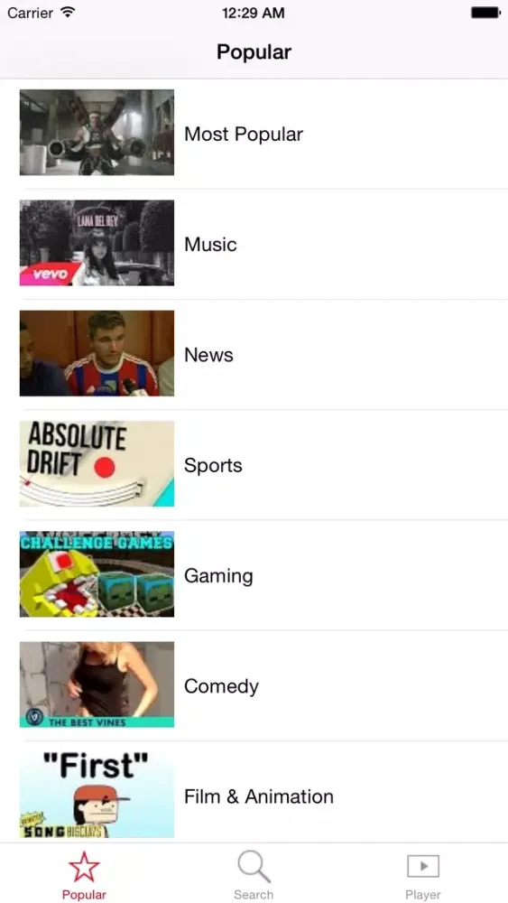 Playtune - Free Music and Video Player for Youtube应用截图