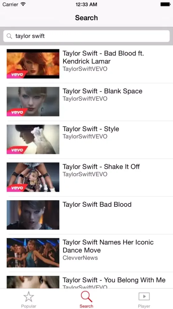 Playtune - Free Music and Video Player for Youtube应用截图