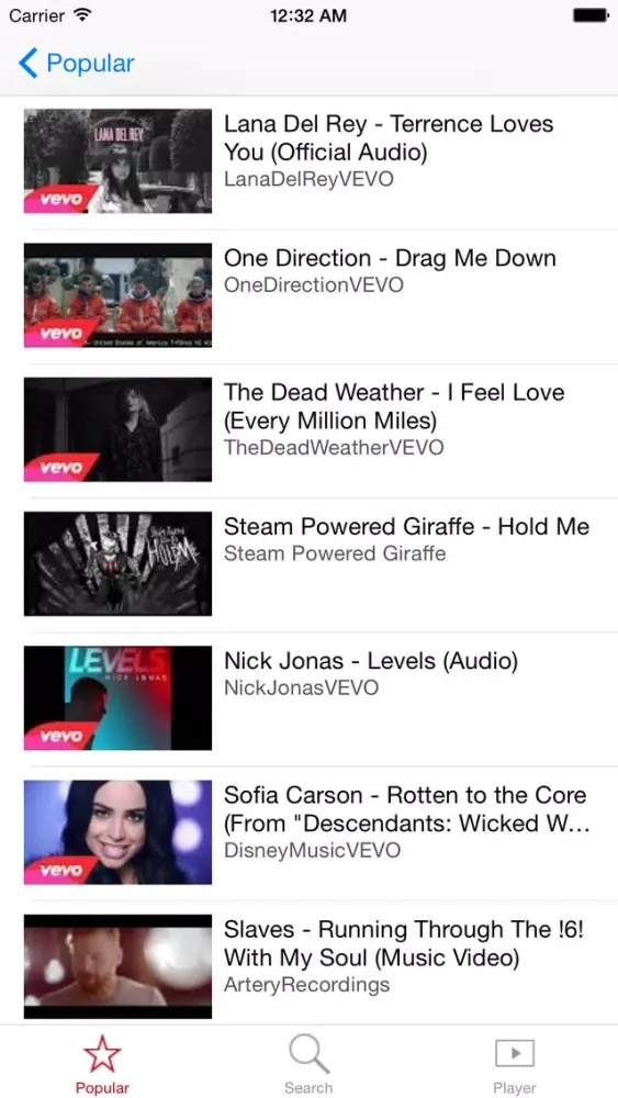Playtune - Free Music and Video Player for Youtube应用截图