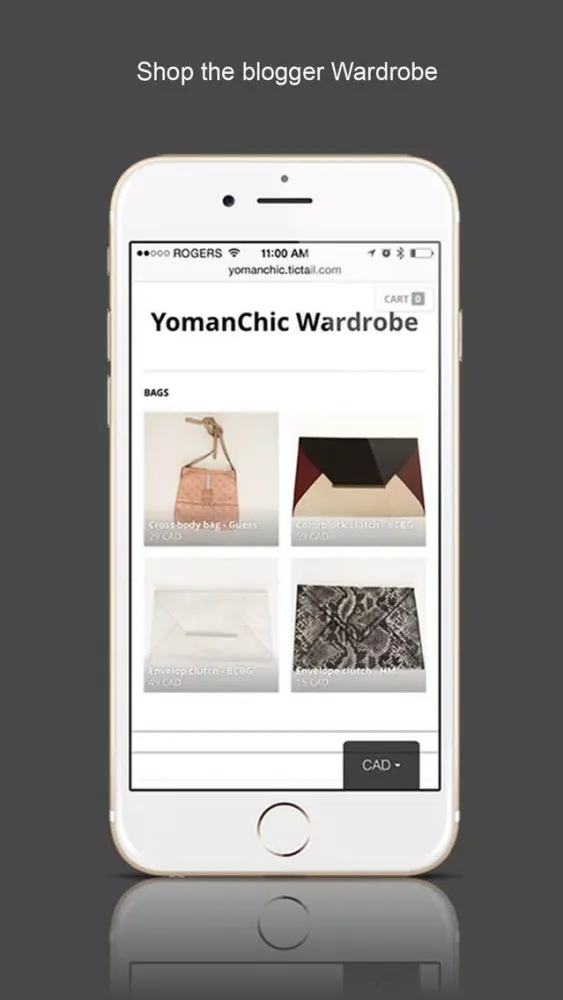YomanChic - Fashion blog and wardrobe shop Screenshots