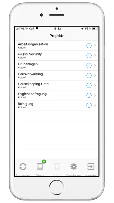 ภาพหน้าจอของ e-QSS CheckApp