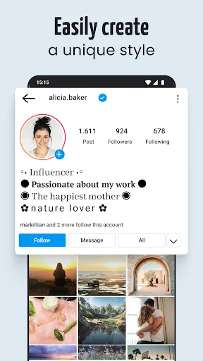 ภาพหน้าจอของ Letter Fonts - Stylish Text