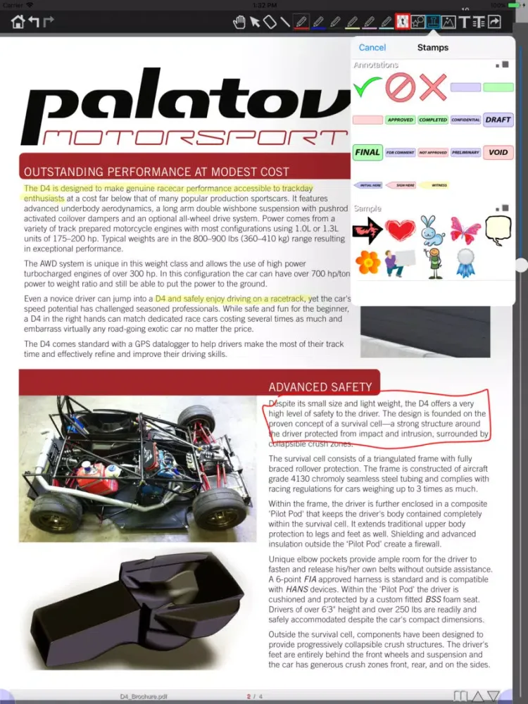 neu.Annotate PDF iPad স্ক্রিনশট