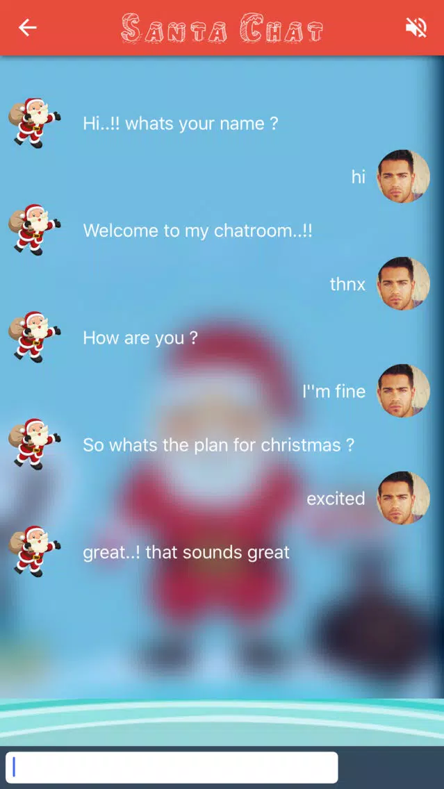 Santa Chat- Chat with Santa on Christmas应用截图
