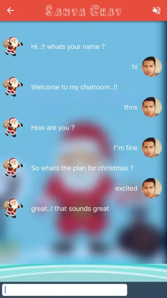 Santa Chat- Chat with Santa on Christmas スクリーンショット