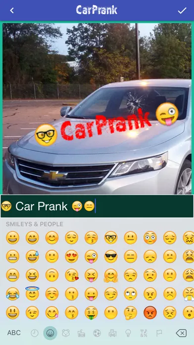 ภาพหน้าจอของ Car spoof