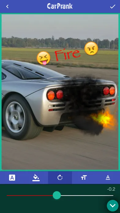 ภาพหน้าจอของ Car spoof